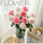 Artificial Rose Bouquet Home Decor