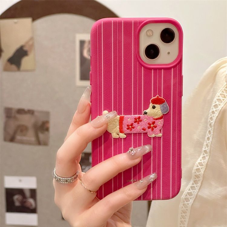 Dachshund Patch iPhone Case