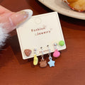 Sweet Puppy Stud Earrings Set