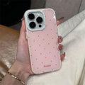Polka Dot Glossy iPhone Case