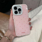 Polka Dot Glossy iPhone Case