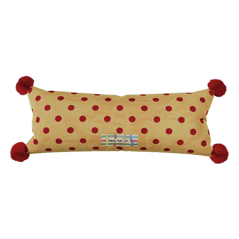 Pom Pom Polka Bolster Cushion