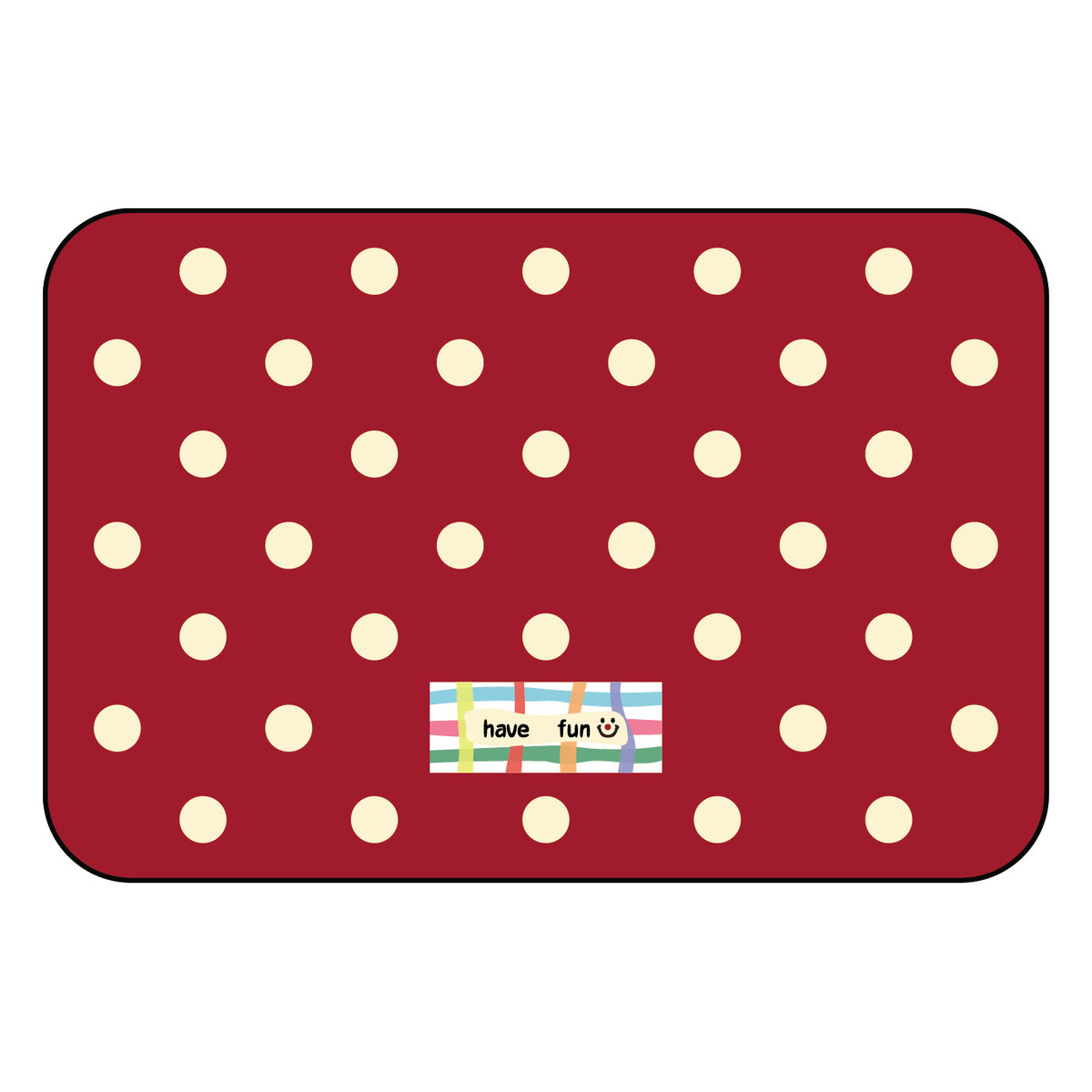 Retro Print Wipe Clean Placemat