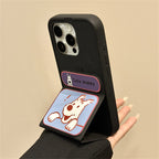 Puzzled Puppy Flip Stand Case