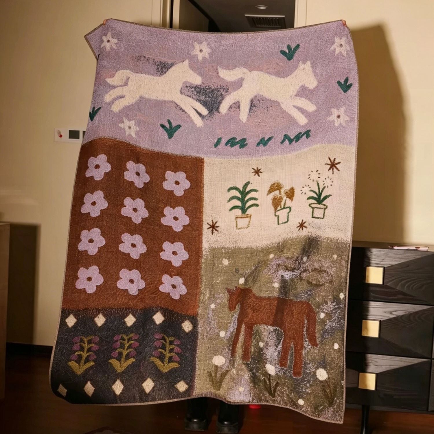 Vintage Pony Flannel Blanket
