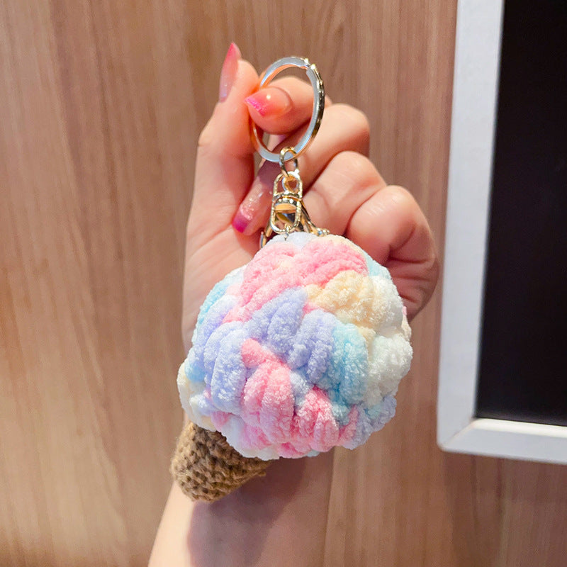Plush Ice Cream Keychain Charm - Modomu