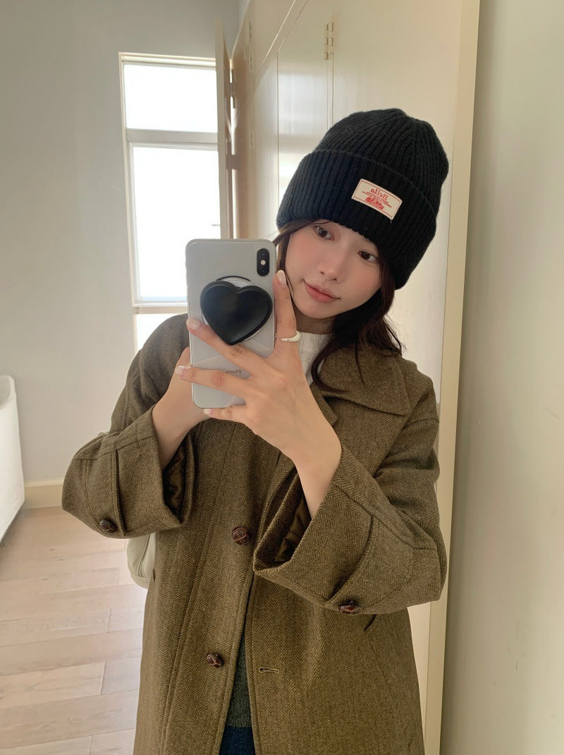 Classic Beanie with Patch Detail