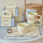 Bow Handle Ceramic Coffee Mug - Modomu