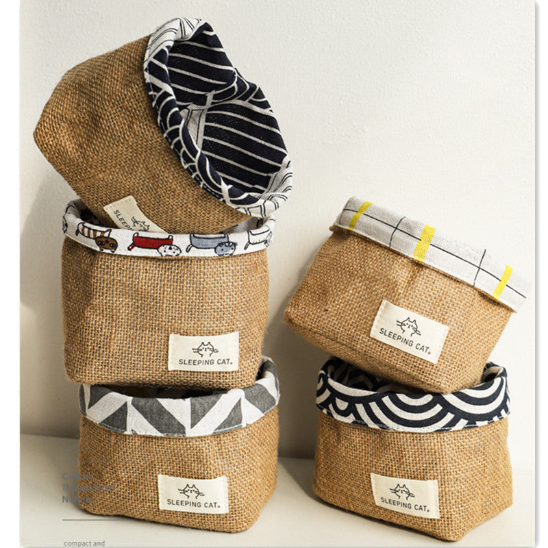 Jute Hanging Storage Basket Organizer - Modomu