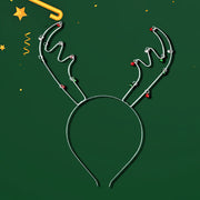 跨境热卖欧美式圣诞节鹿角发箍发饰万圣节日狂欢之夜夸张头饰批发