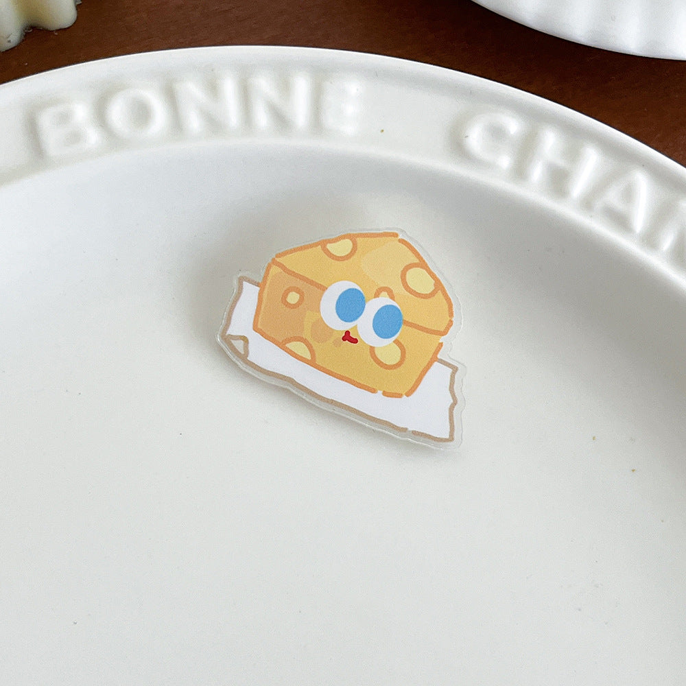 Cute Cartoon Bread Brooch Pin - Modomu