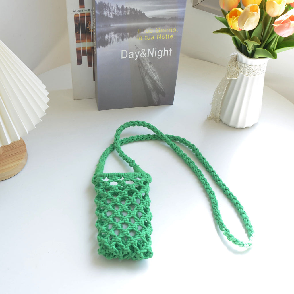 Crochet Openwork Phone Pouch