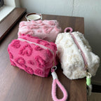 Plush Heart Travel Cosmetic Bag - Modomu