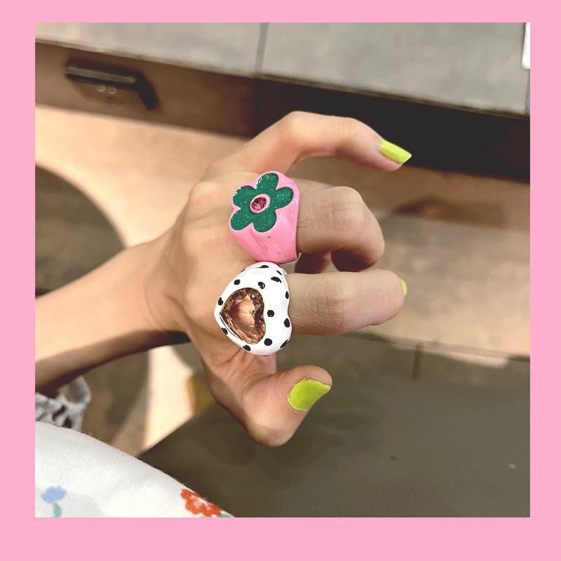 Acrylic Gem Statement Ring - Modomu