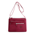 Multi-Zip Shoulder Bag