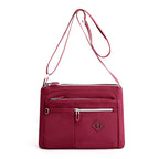 Multi-Zip Shoulder Bag