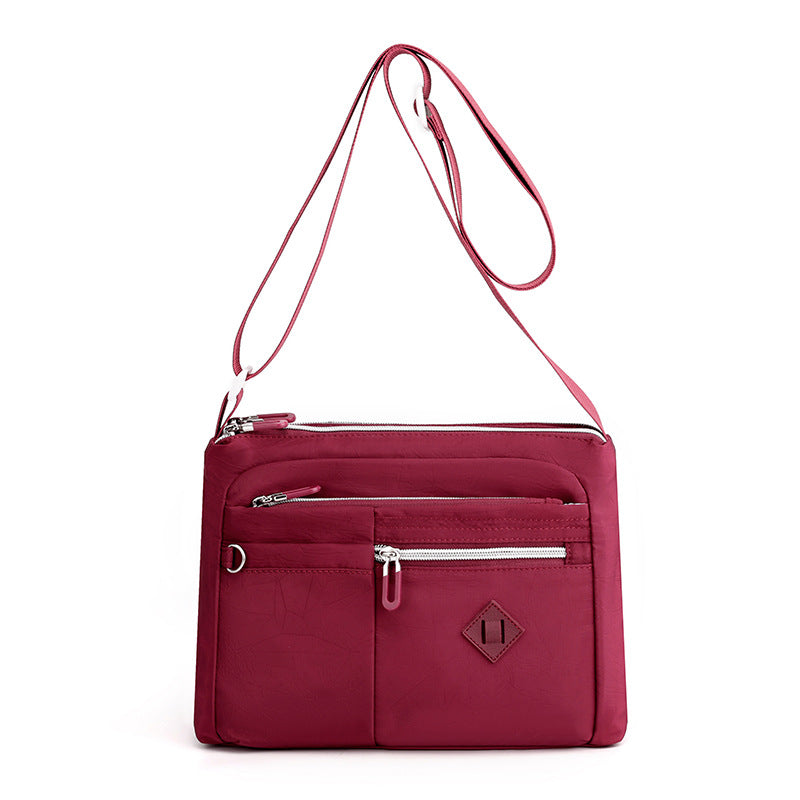 Multi-Zip Shoulder Bag