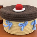 Handwoven Rope Desktop Storage Basket