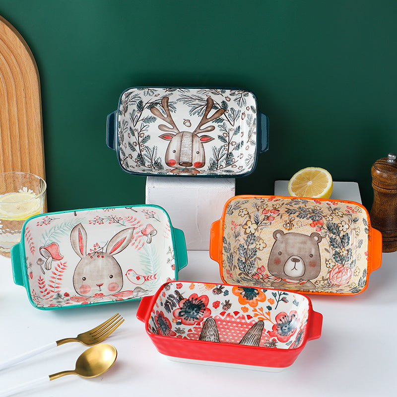 Cartoon Ceramic Gratin Dish - Modomu