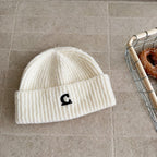 Letter C Embroidered Beanie