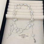 Irregular Pearl Layered Necklace - Modomu