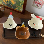 Cartoon Animal Ceramic Sauce Plate - Modomu