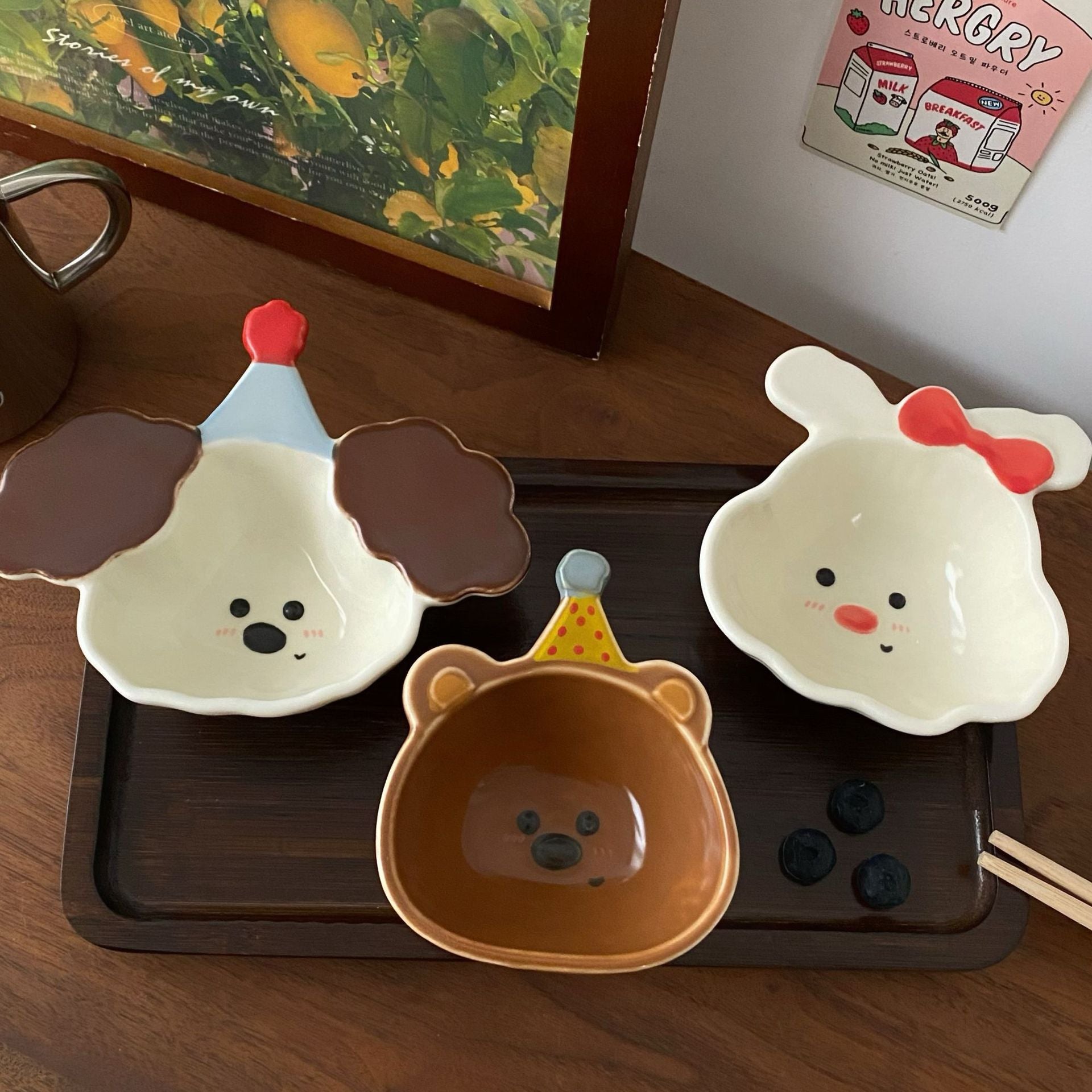 Cartoon Animal Ceramic Sauce Plate - Modomu