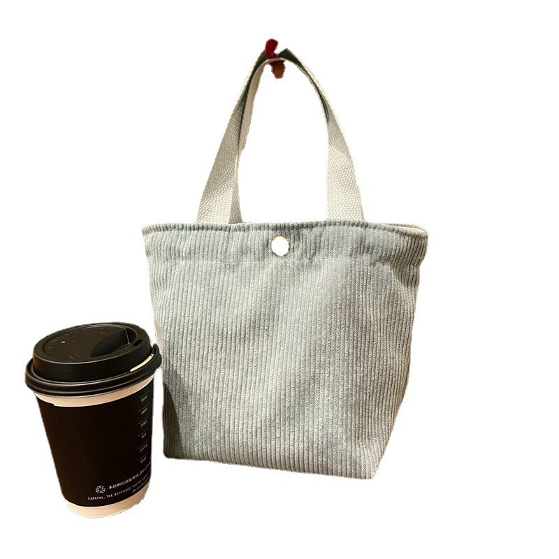 Corduroy Bento Handbag Mini - Modomu