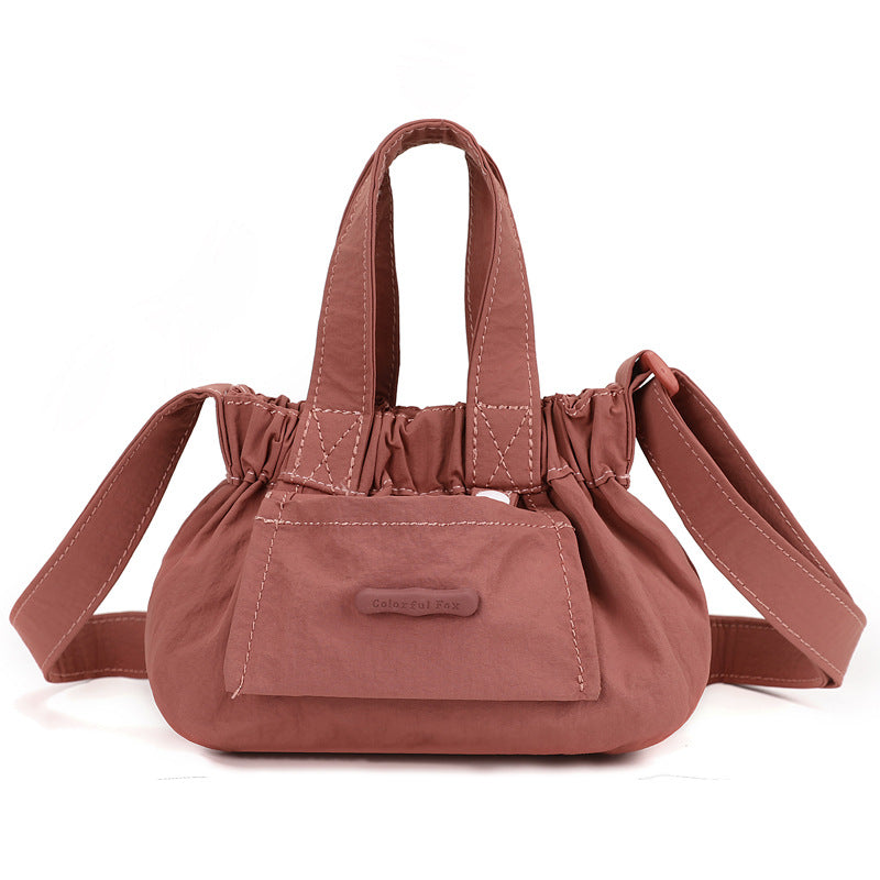 Foldable Ruched Crossbody
