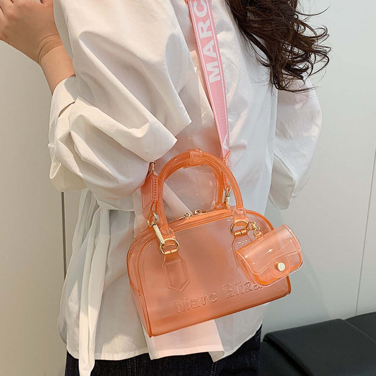 PVC Jelly Crossbody Handbag
