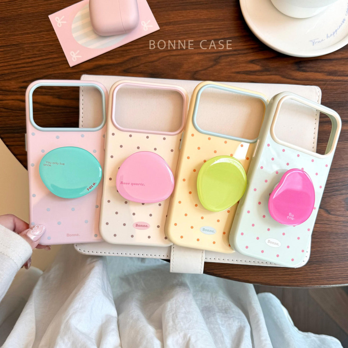 Macaron Polka Dot iPhone Case