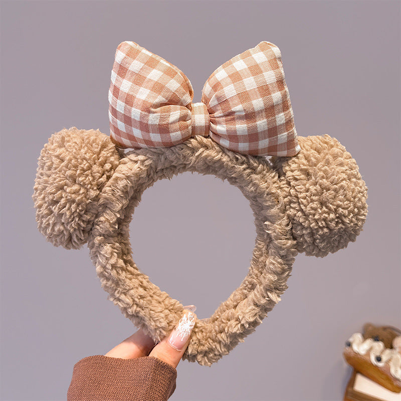 Cute Bear Plush Headband - Modomu