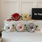 Sculpted Flower Evening Bag