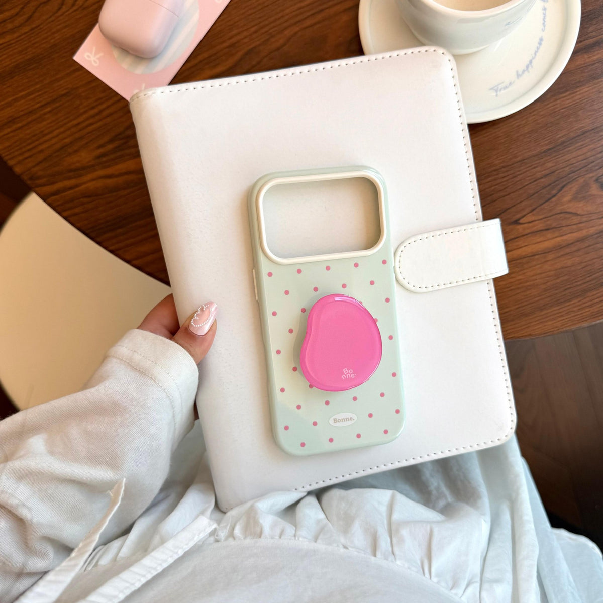 Macaron Polka Dot iPhone Case