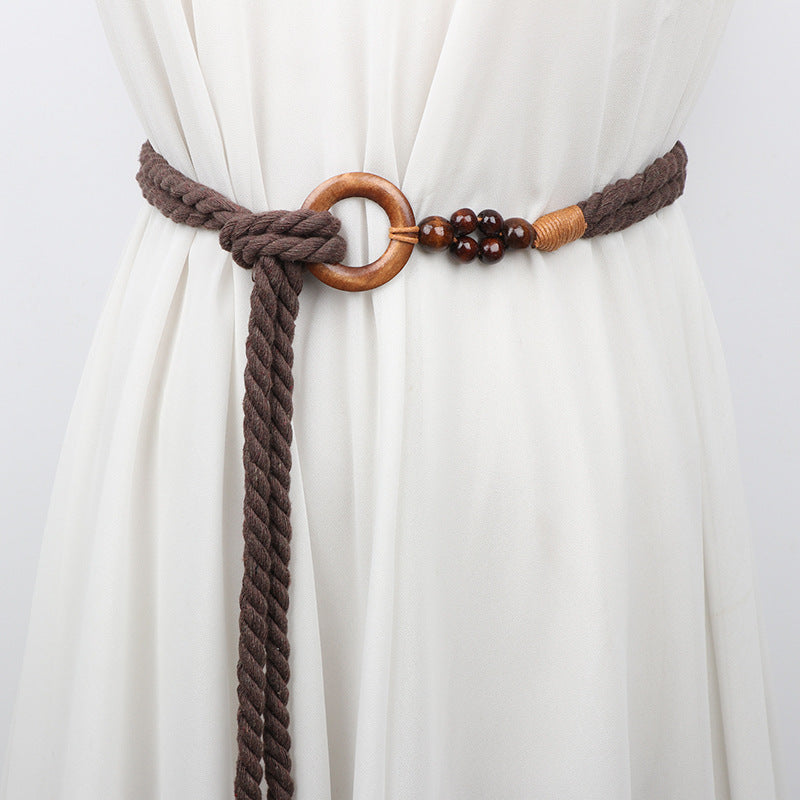 Bohemian Braided Waist Belt - Modomu