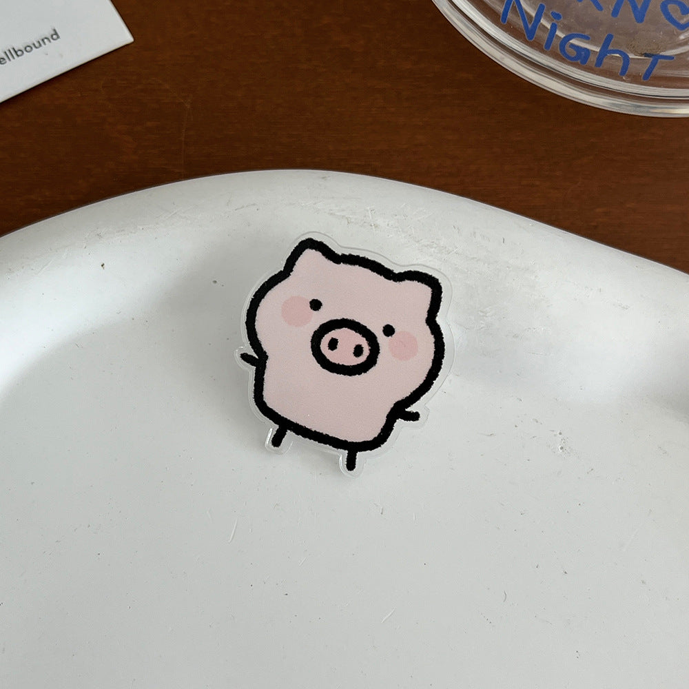 Cute Cartoon Acrylic Brooch - Modomu