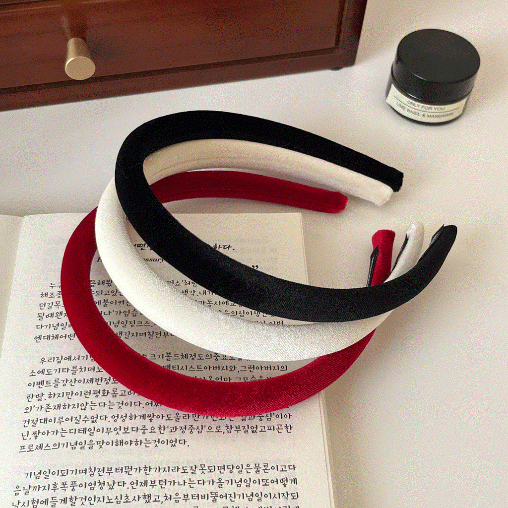 Velvet Retro Thin Headband - Modomu