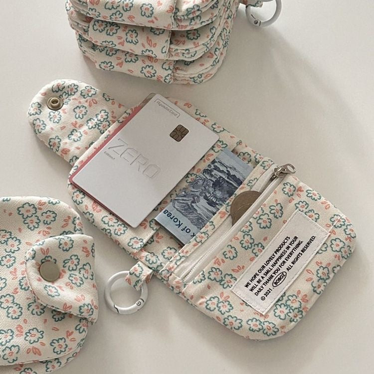 Cute Bunny Canvas Card Holder - Modomu