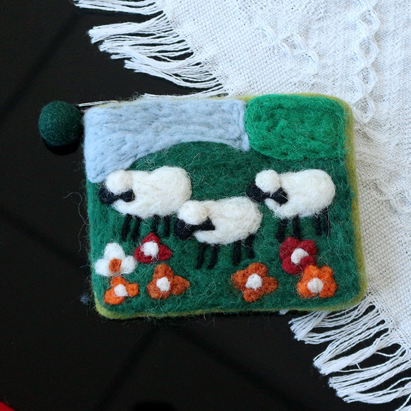 Handmade Sheep Coin Pouch - Modomu