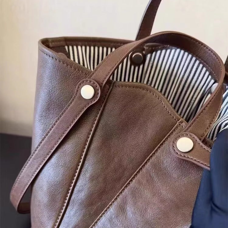 Vintage Bucket Tote Bag
