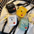 Canvas Cartoon Crossbody