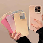 Pastel Matte Silicone iPhone Case – Cool & Sunny Tones