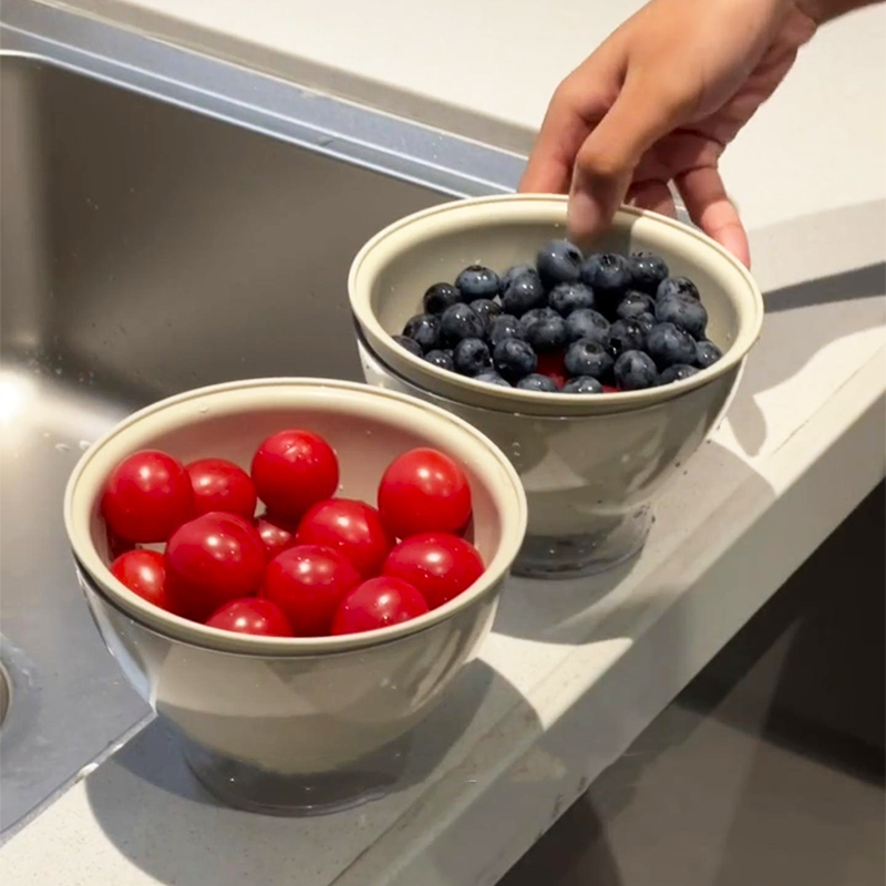 Dopamine Fruit Tray Draining Basket