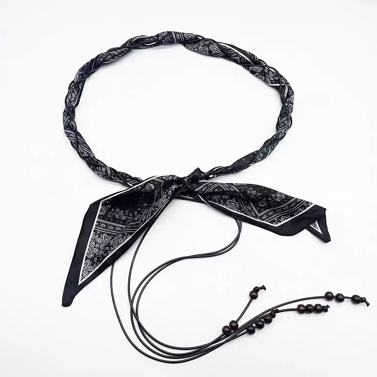 Patterned Woven Waist Chain Belt - Modomu