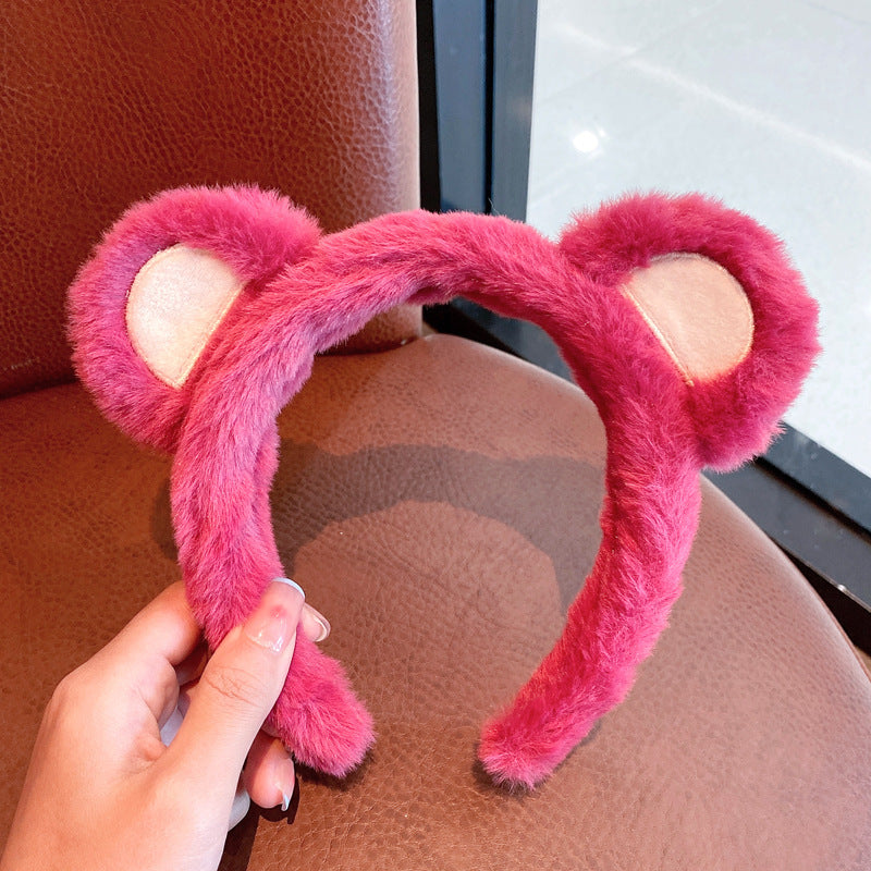 Cute Bear Plush Headband - Modomu