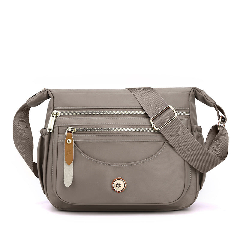 Multi-Pocket Nylon Crossbody