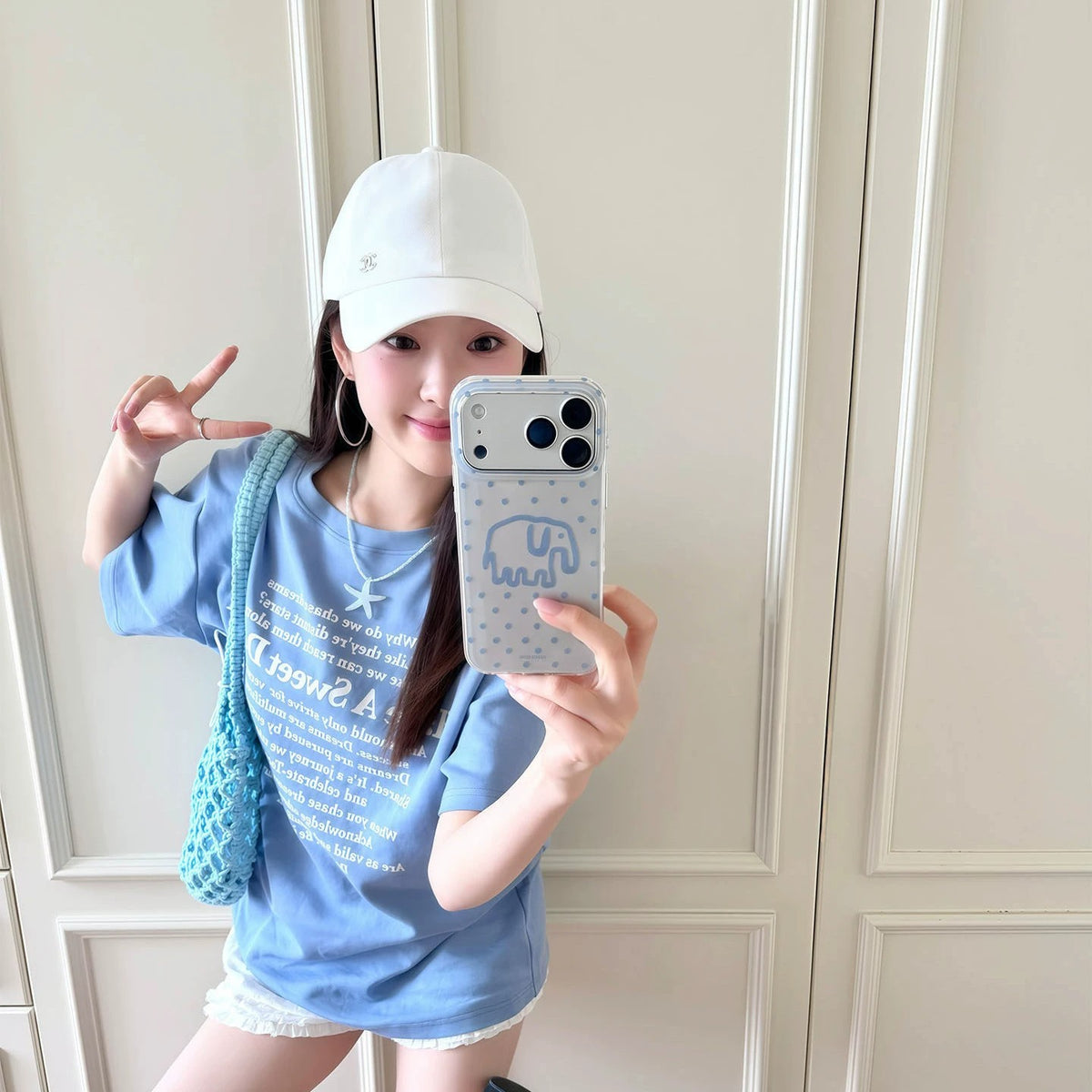 Dotted Elephant iPhone Case