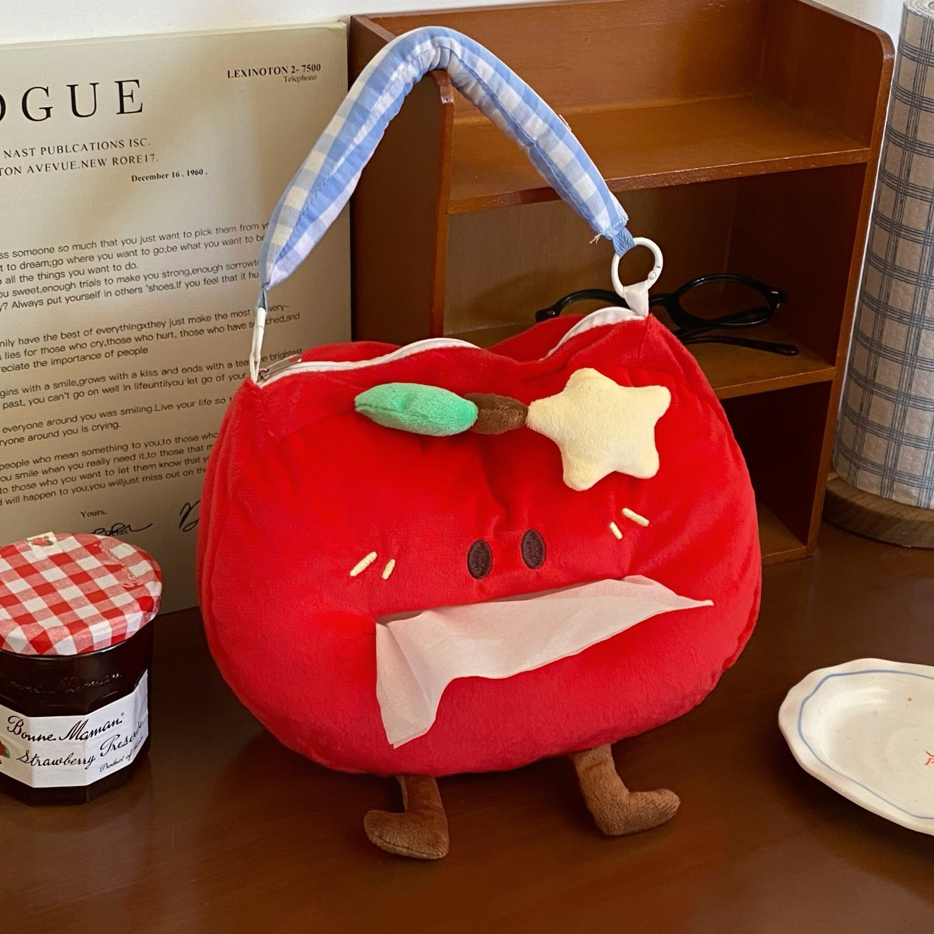 Apple Cartoon Hanging Tissue Box - Modomu