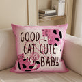 Cartoon Critter Throw Cushion – Cat Designs