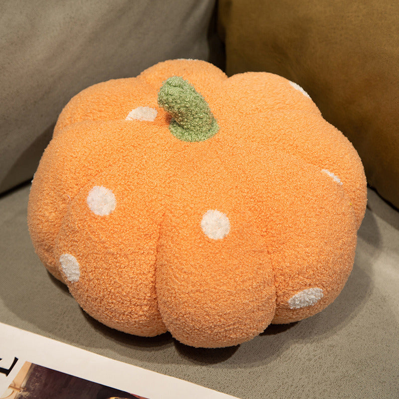 Polka Dot Pumpkin Throw Pillow - Modomu